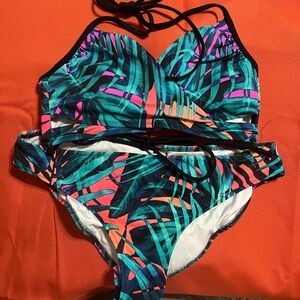 PINK Victoria's Secret Tropical Print Bikini